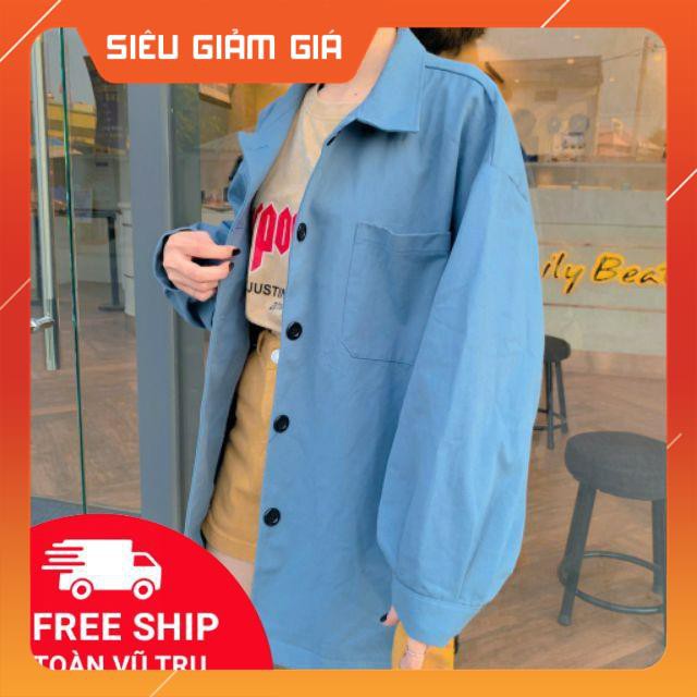 Áo Khoác kaki nút Simple jacket Unisex
