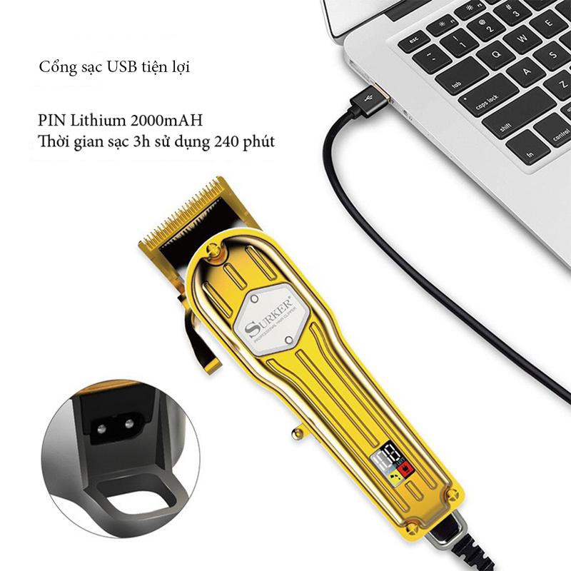 Tông đơ cắt tóc 2 in 1 Suker K7S thế hệ mới 2020