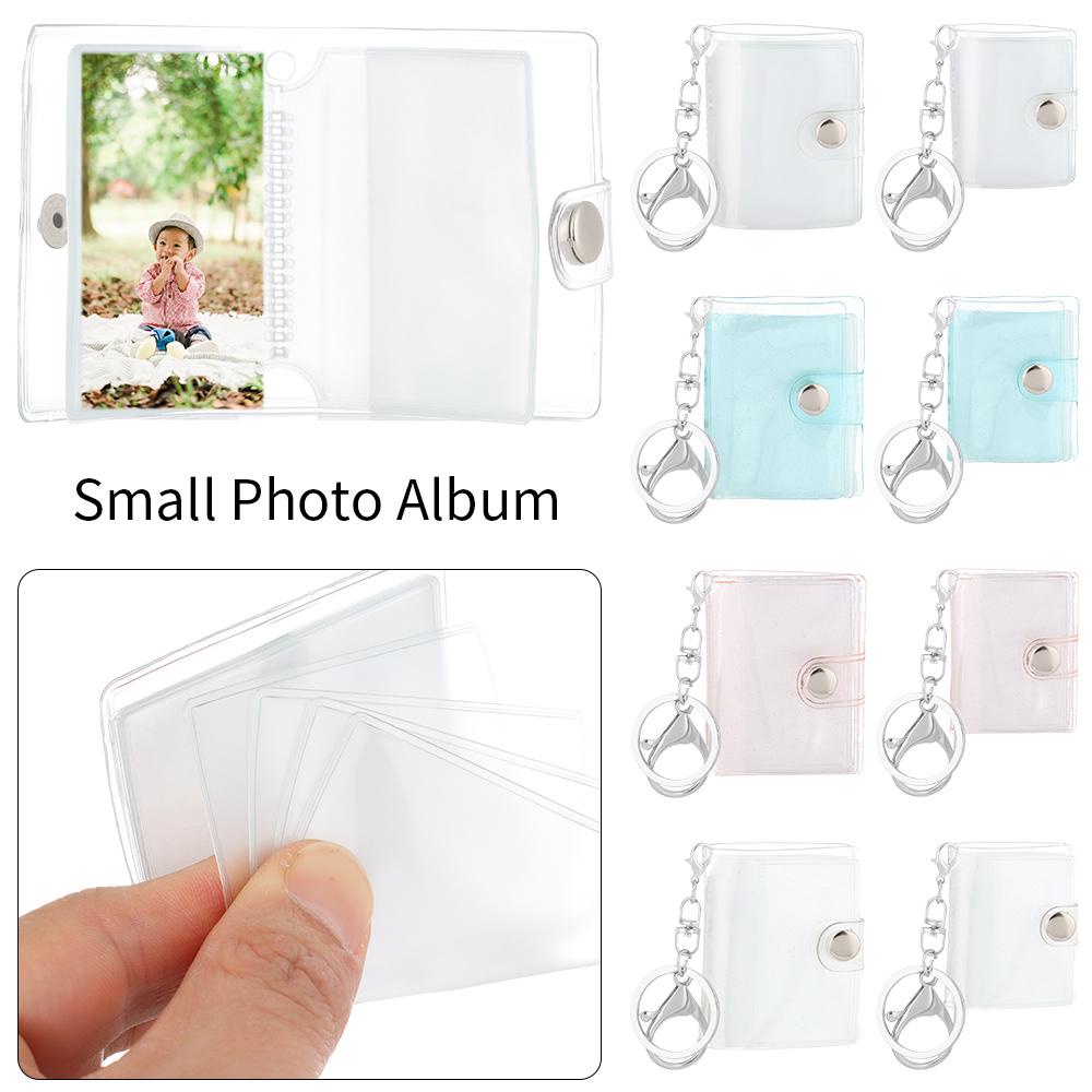 SUSANS Album Ảnh 16 Ngăn 1inch 2inch Kèm Móc Khóa Giá Đỡ