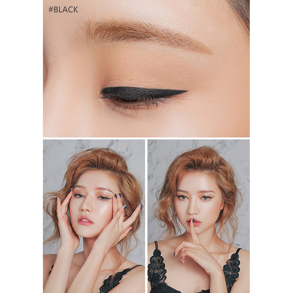 Bút kẻ mắt nước lâu trôi Novo kim cương nét vẻ mảnh khô nhanh, Cây kẻ mắt siêu mảnh Novo đầu cọ 0.01mm sắc nét mềm mại