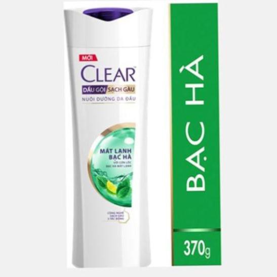 Dầu Gội Sạch Gàu Clear Mát Lạnh Bạc Hà 370g