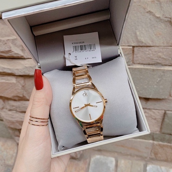 Đồng Hồ Nữ Calvin klein K3G23121 K3G23126 K3G23626 K3G23526 Dây Thép , Size 33mm