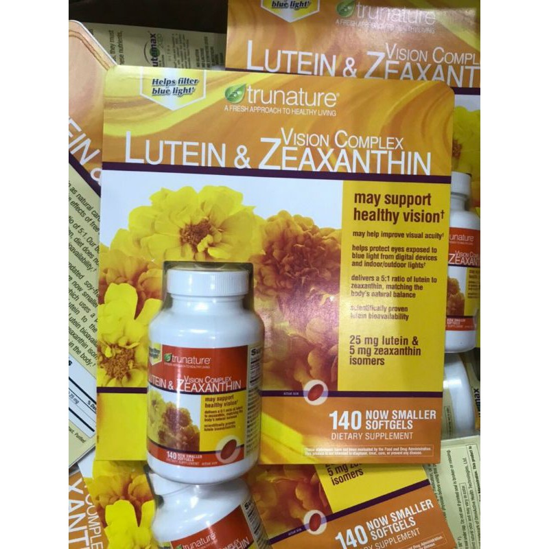 VIÊN LUTEIN & ZEAXANTHIN TRUNATURE 140 VIÊN - USA