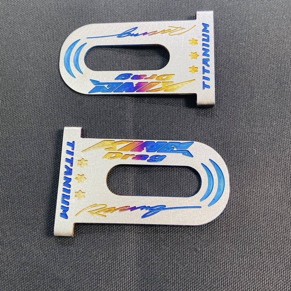 [TRANG TRÍ XE MÁY] Nẹp gấp xe máy, nẹp gấp TITAN kiểu KINGDRAG gắn các dòng xe EXCITER 150 EXCITER 135 (màu titan)