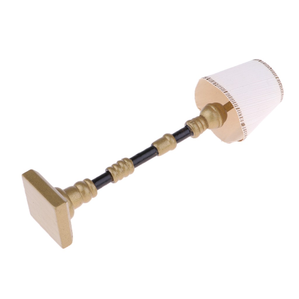 Chụp Đèn Sàn Nhà Ánh Sáng Trắng Cho Nhà Búp Bê Tỉ Lệ 1 / 12