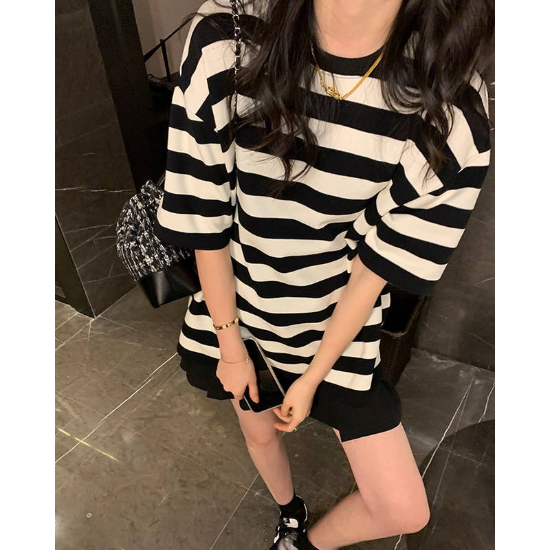 NRVP Áo Thun NgắN Tay DáNg RộNg ThờI Trang Cho Nữ