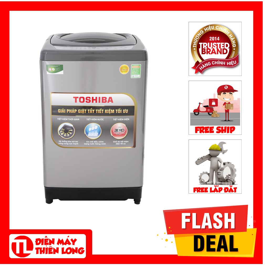 Máy giặt Toshiba 10 Kg AW-H1100GV SM Mới 2018 (shop chỉ bán hàng trong tp hồ chí minh)