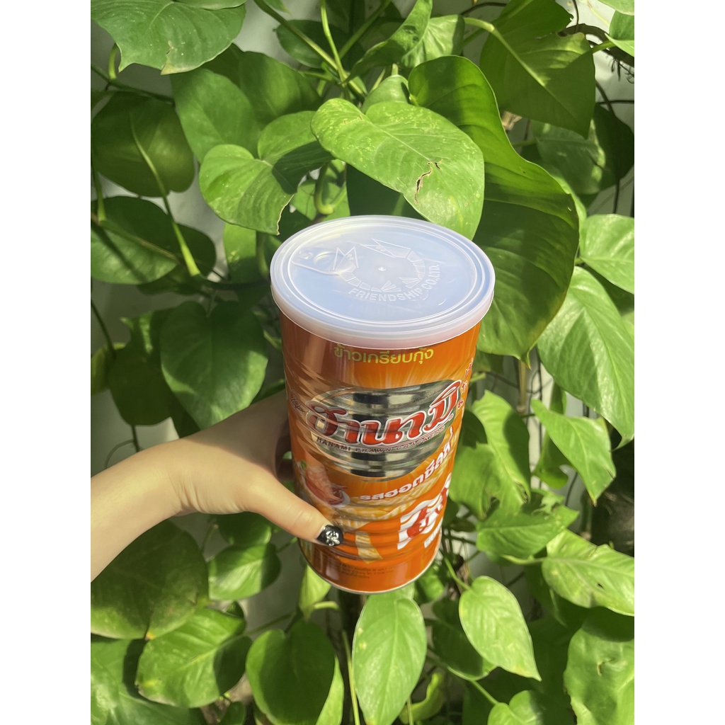 Snack Tôm Hanami Thái Lan Vị Ớt Hanami Prawn Crackers (Lon 110g-cam)