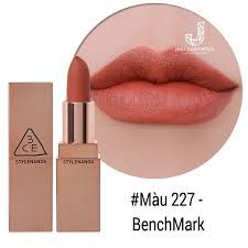 (AUTH, TEM HIDDEN TAG) Son 3CE Matte Lip Color Vỏ Vàng Màu #226 #227 #228