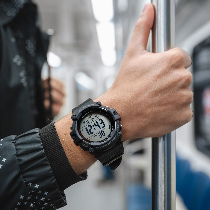 Đồng Hồ Nam Dây Nhựa Casio Standard AE-1500WH-1AVDF Chính Hãng AE-1500WH-1A