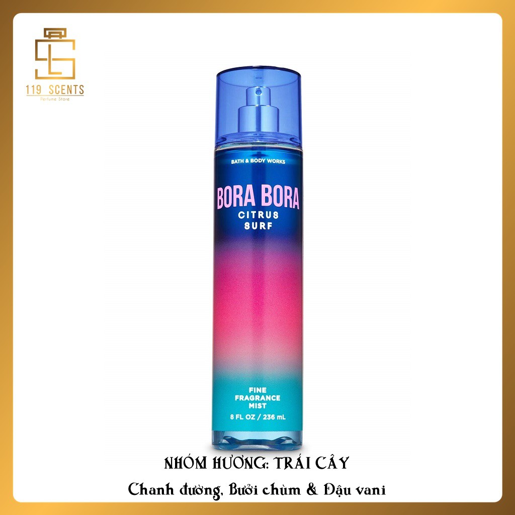 [🍑 BST TRÁI CÂY 🍑 – ĐỦ MÙI] Xịt Thơm Nước Hoa Toàn Thân Hương Hoa Cỏ Bath & Body Works Fine Fragrance Mist (236 ML) ® | BigBuy360 - bigbuy360.vn