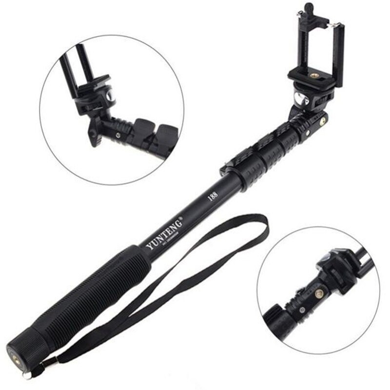 Gậy tự sướng/ Chân monopod Yunteng 188, dùng cho điện thoại, máy ảnh, máy quay