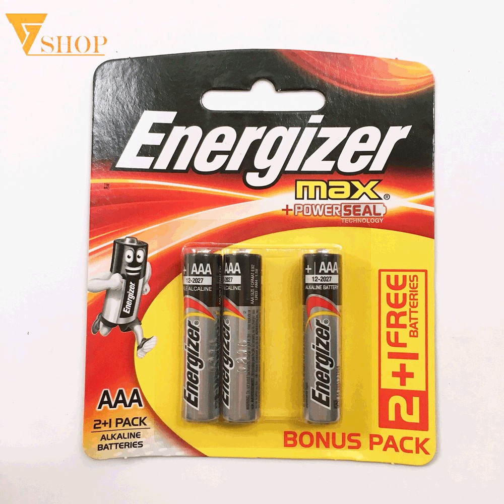 1 Vỉ Pin Energizer AAA- Vỉ 3 Viên thumbnail