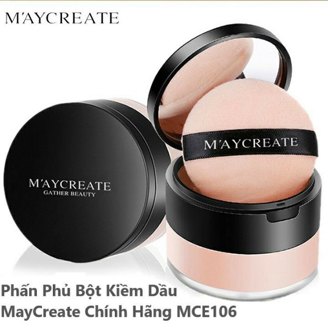 phấn phủ dạng bột mịn lớp nền Maycreate