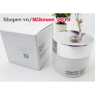 Kem Dưỡng Trắng Da Ecotop Collagen White Tone Up 50ml