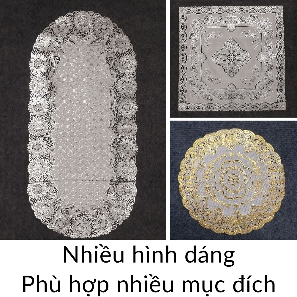 Khăn trải bàn ăn ❤Nhiều Mẫu❤ chống nhàu chống bẩn PVC