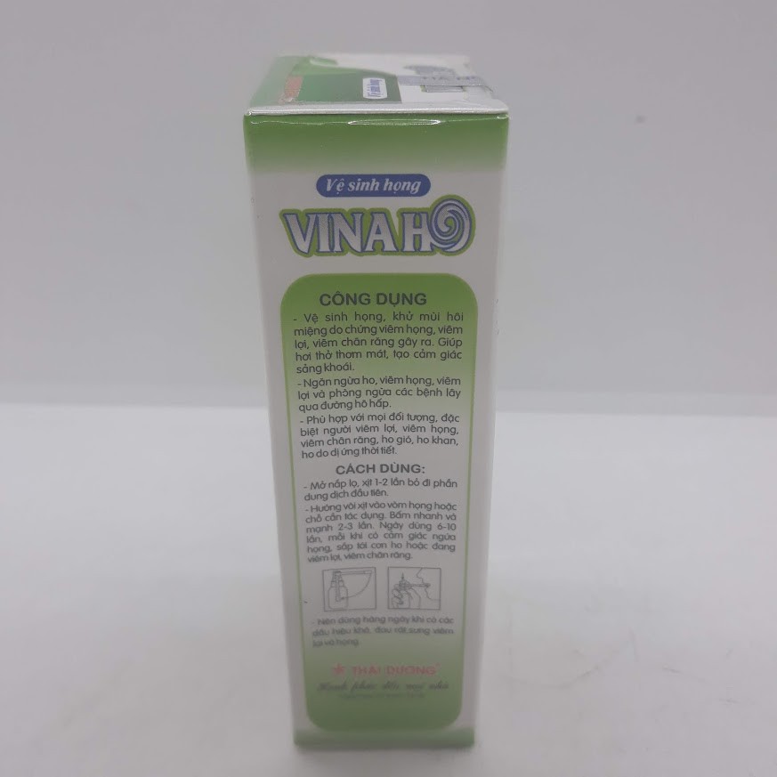 Xịt Họng Thảo Dược Vinaho Thái Dương 20ml