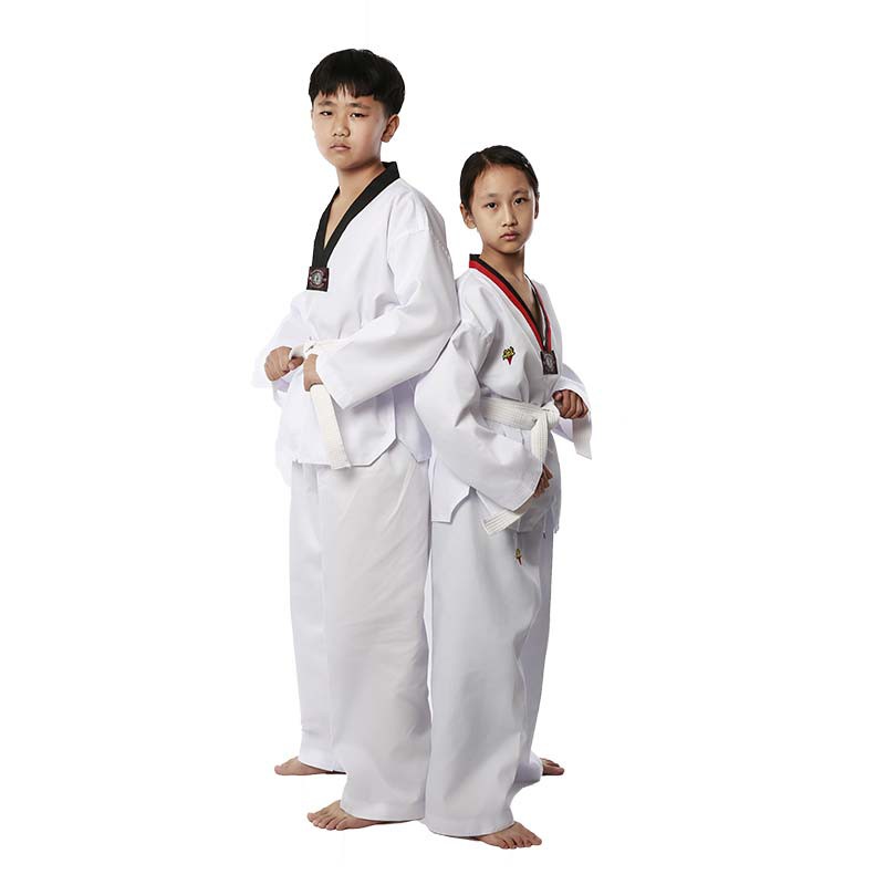 ❁Đồng Phục Tập Võ Taekwondo Tay Dài Dành Cho Người Lớn Và Trẻ Em