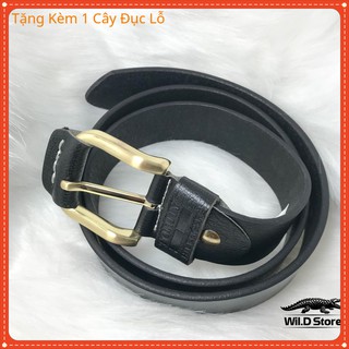 Thắt lưng nam da thật, thắt lưng nam da bò 100%
