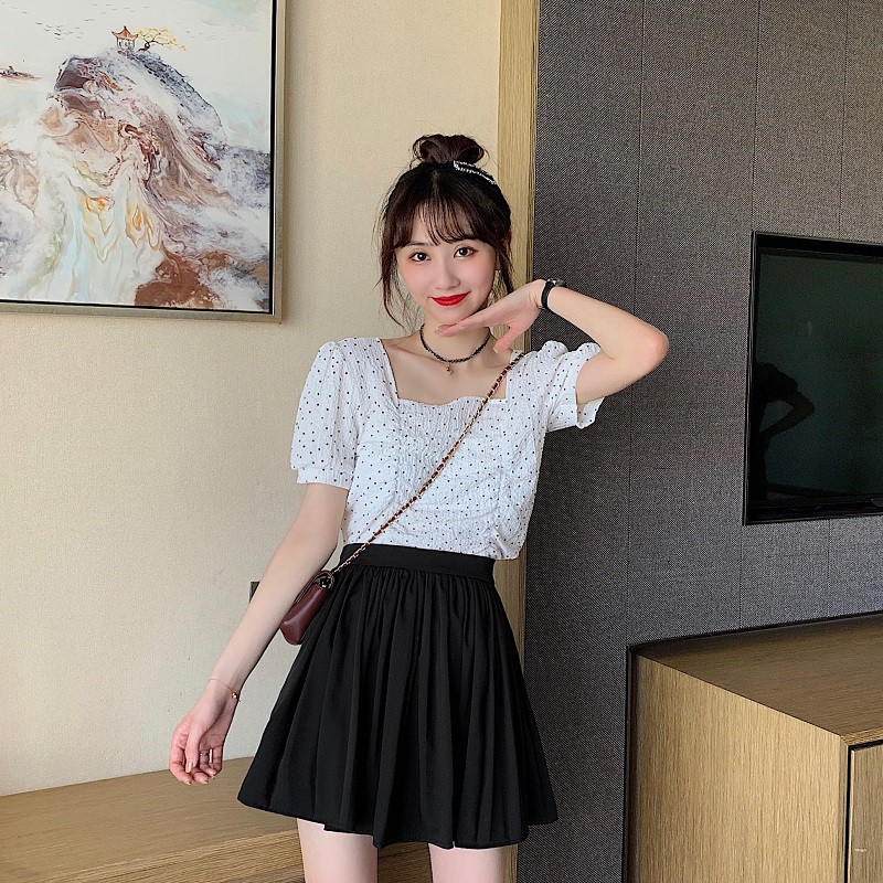 [Mã FADIRECT20 giảm 20K đơn 150K] Chân Váy Xếp Li Lưng Cao Phong Cách Hàn Quốc Dành Cho Nữ | BigBuy360 - bigbuy360.vn