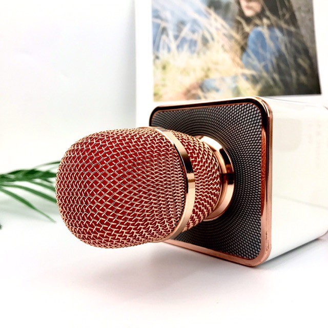 Mic Karaoke Bluetooth SD08 Không Dây Tích Hợp Loa Bluetooth