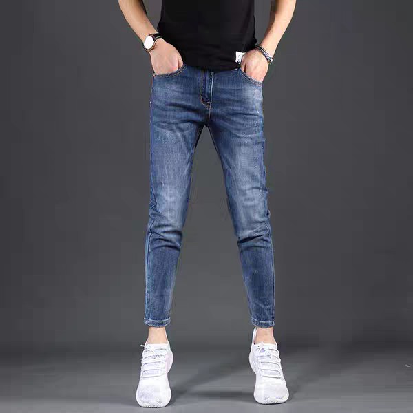 QUẦN BÒ NAM QUẦN JEAN CO GIÃN ỐNG CÔN BODY XANH XƯỚC ĐẸP 44