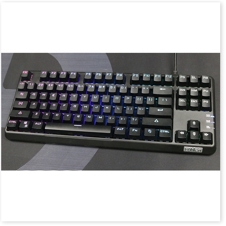 BÀN PHÍM CƠ FUHLEN M87S BLUE SWITCH LED RGB TKL