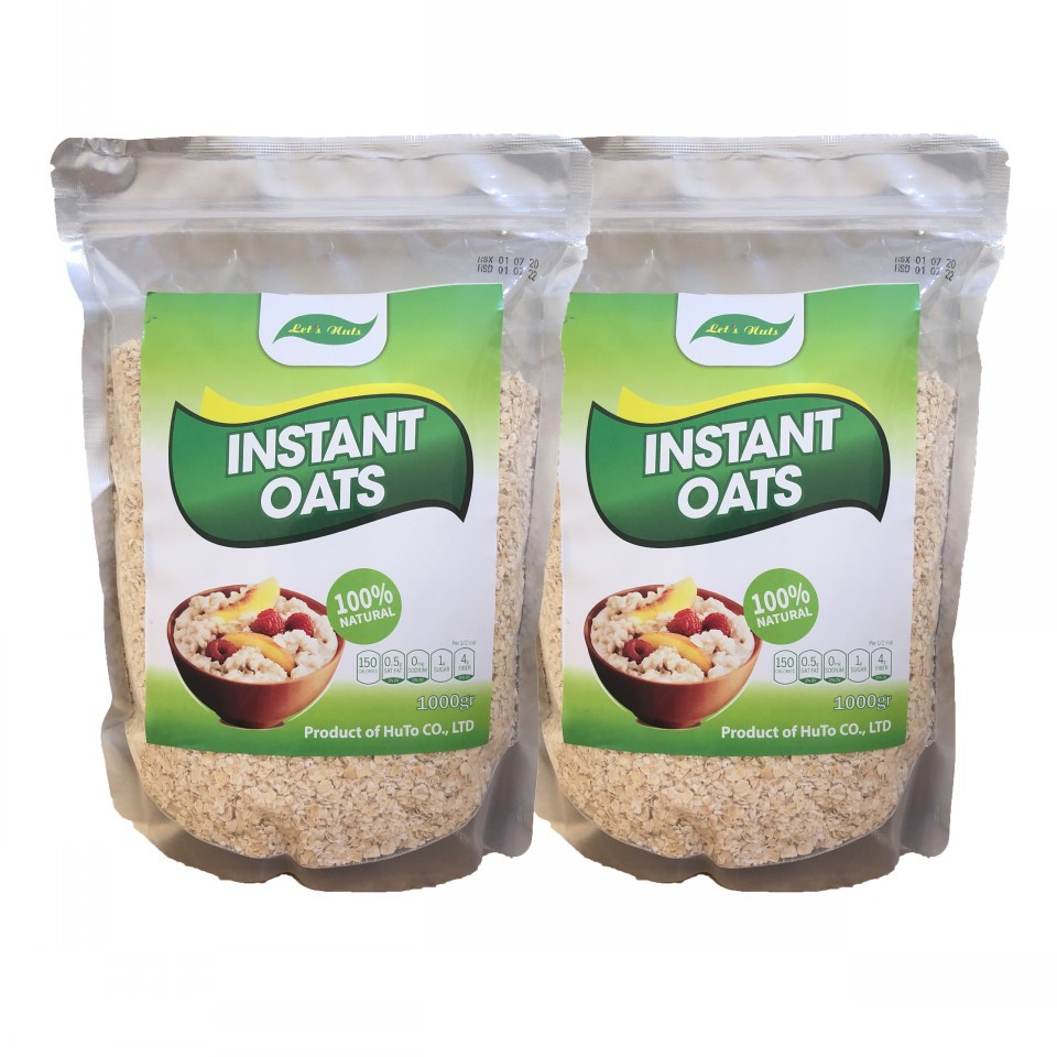 2 gói yến mạch Úc rolled oats giúp giảm cấn, tăng cơ, bổ sung vi chất túi 1000gr Sutoshop