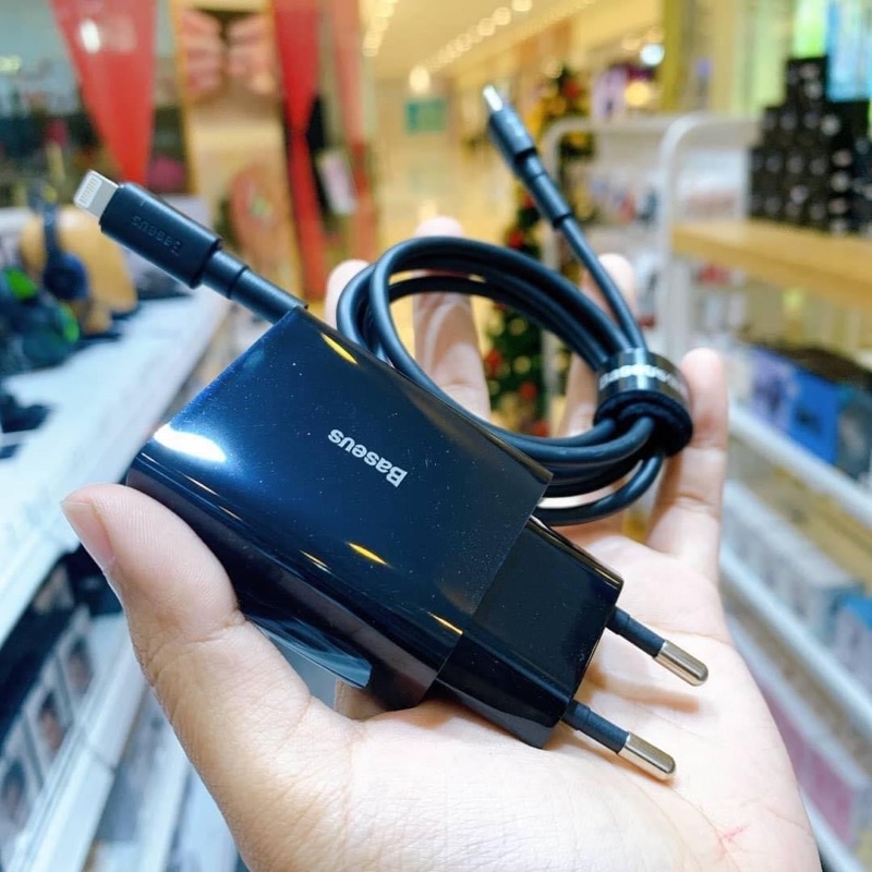 BỘ SẠC NHANH 18W BASEUS SPEED MINI PD Tương thích tốt với các đời iPhone , ipad........