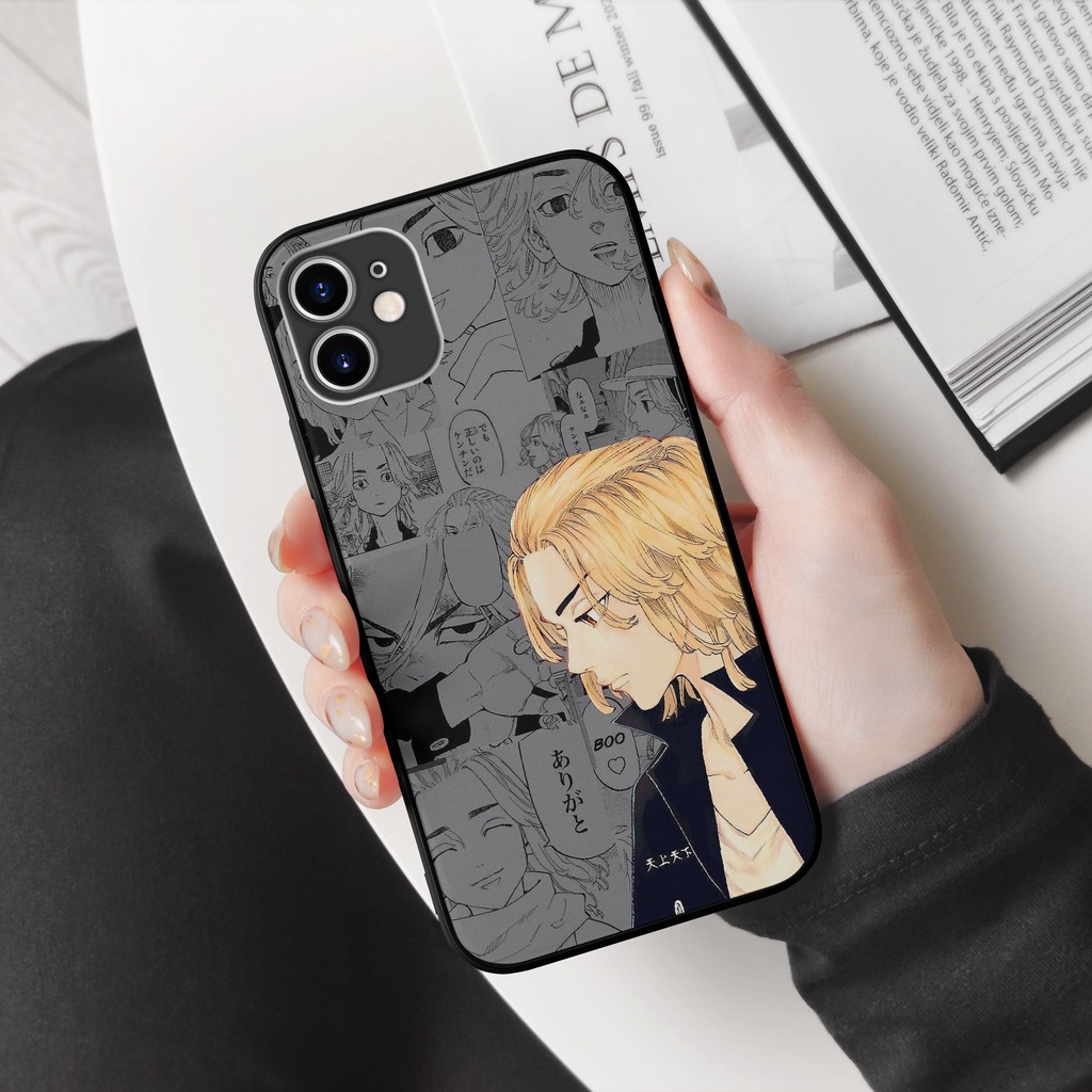 Ốp ip Mikey Tokyo Revengers Manga collage cho Iphone 6 7 8 Plus 11 12 13 Pro Max X Xr TWCPOD0012