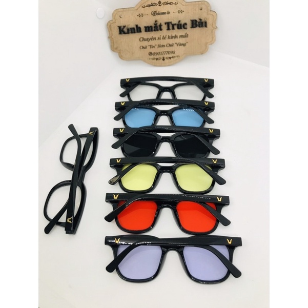 Kính chữ V thời trang nhiều màu giá sỉ