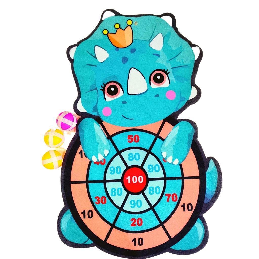 Bảng Phi Tiêu Bóng Dính Cho Bé, Bảng Ném Bóng Dính Tính Điểm Hình Squid Game Tặng Kèm 3 Trái Bóng