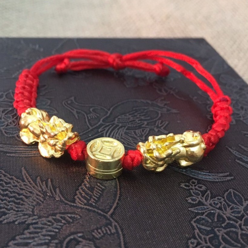 VT239 Vòng tay may mắn 2 tỳ hưu 5 cái/lốc