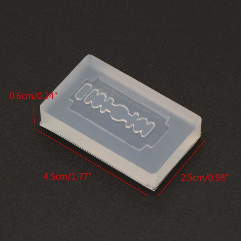 Khuôn Silicone Tạo Hình Lưỡi Lam Làm Trang Sức Diy