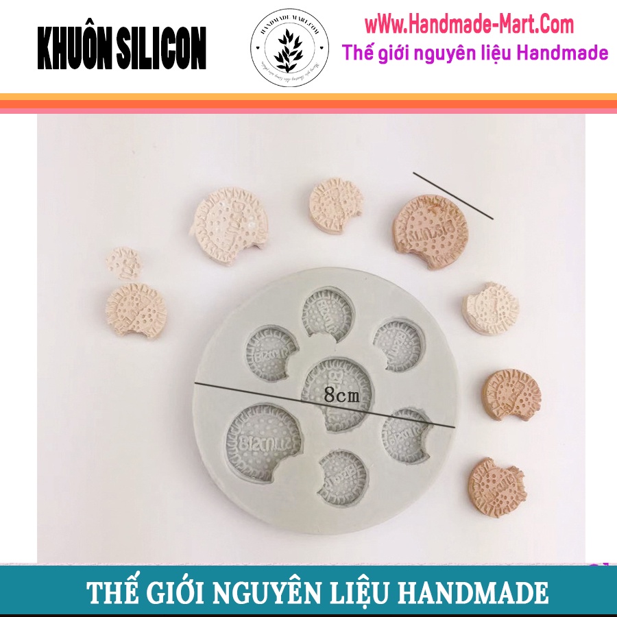 Khuôn silicon làm bánh quy và socola đủ loại chuẩn DIY - HM049