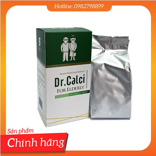 ( Bổ Sung CanXi Hữu Cơ Cho Người Trung Niên, Người Già Từ Tảo Biển Đỏ)  Dr.Calci For Elderly