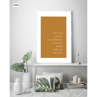 Tranh canvas trang trí quotes Q294. Size khác khách vui lòng liên hệ (Tặng kèm đinh 3 chân treo tranh)