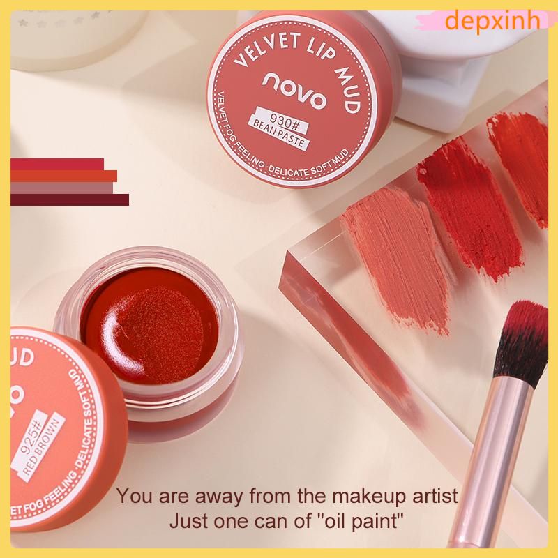 Son Kem Lì Son kem nhung lì Mousse Đóng Hộp Môi Bùn Môi Men Velvet Matte Cá Tuyết