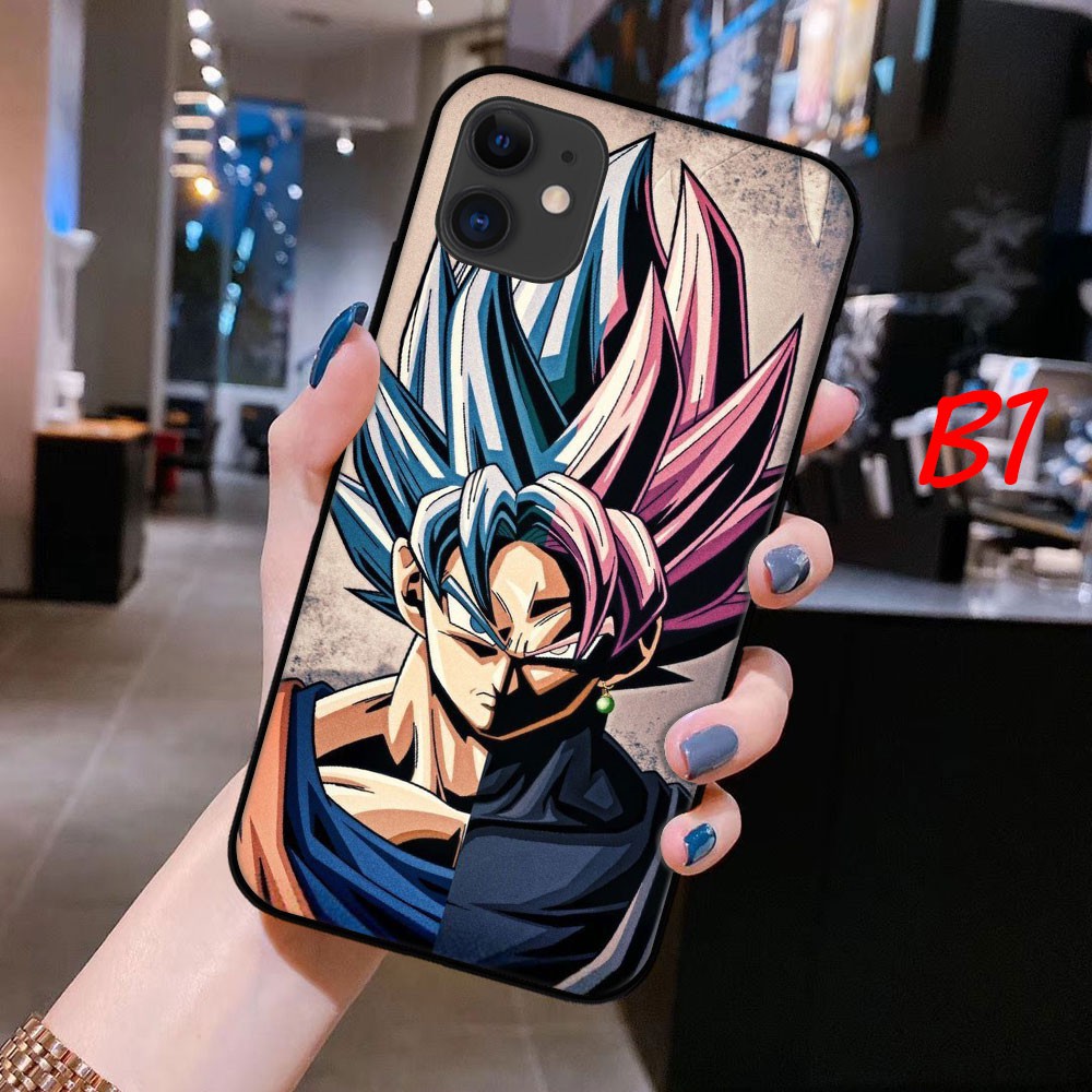 Ốp điện thoại silicone dẻo in hình Goku Dragon Ball thích hợp cho iPhone 12 11 Pro Max XS Max XR X 8 7 6s 6 Plus SE 2020 for iPhone 13 pro max