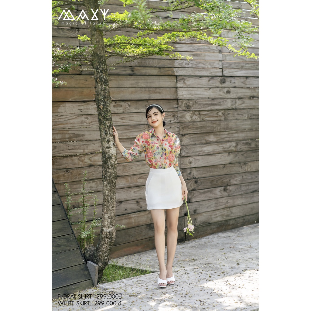 Áo sơ mi họa tiết hoa floral shirt Maxy Workshop
