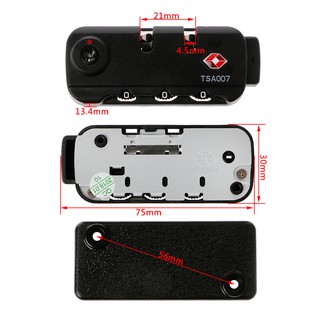 Ổ khóa 3 số cho vali hành lý
