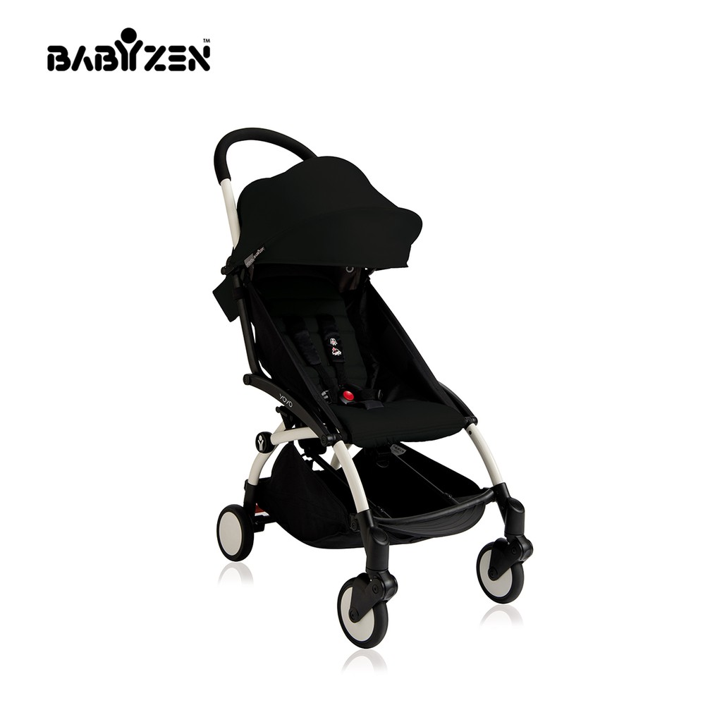 Bộ màn chụp và đệm xe đẩy YOYO 6+ Đen Babyzen