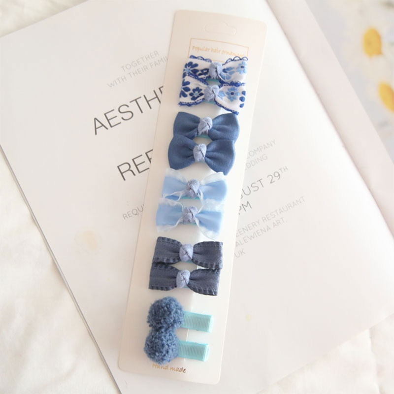 Kẹp Tóc Nơ Trang Trí Bên Hông Cho Bé Gái