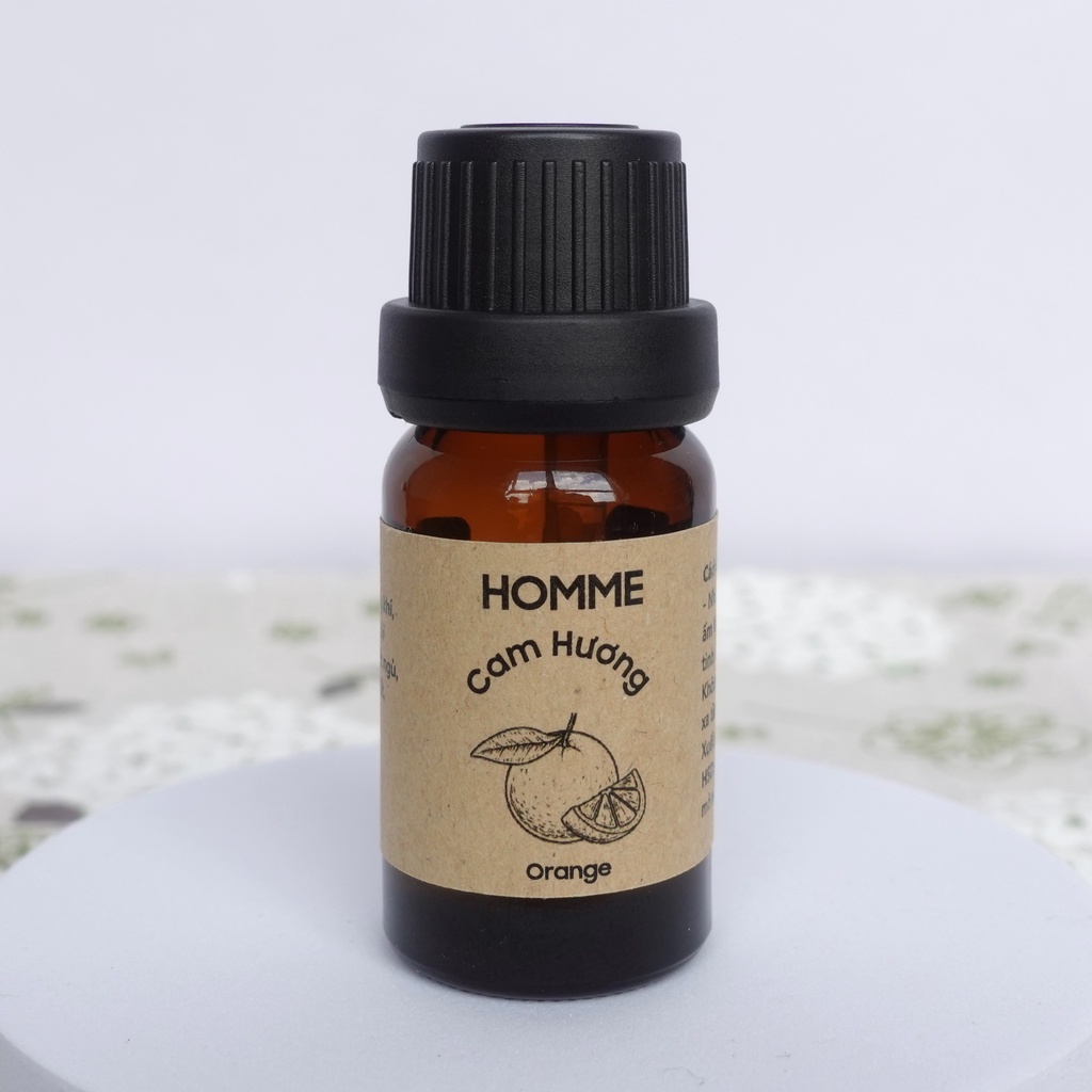 Tinh Dầu Thiên Nhiên Tràm Gió, Sả Chanh, Bạc Hà, Hoa Ly, Hoa Nhài, Vỏ Quế - Homme