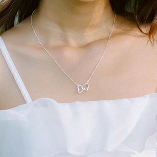 Dây Chuyền Bạc Double Heart - Bạc Minh Cảnh