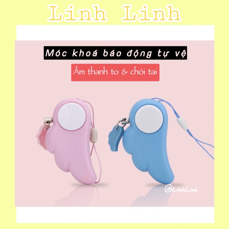 Móc Khoá Báo Động Tự Vệ Cho Nữ (âm thanh to)