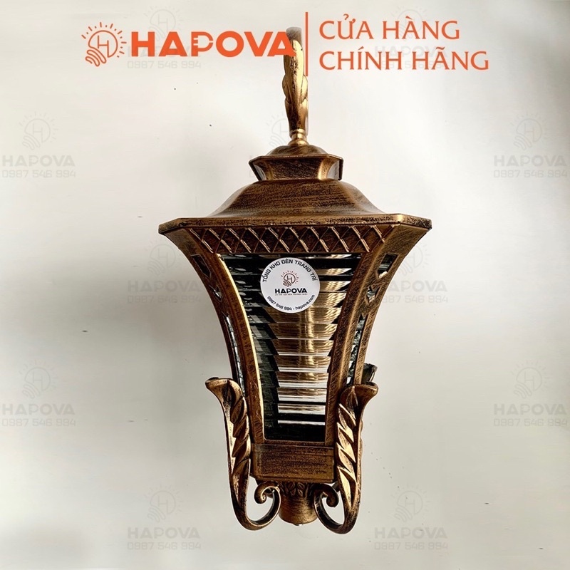Đèn tường, đèn ốp tường ngoài trời HAPOVA  KAZIE 0349