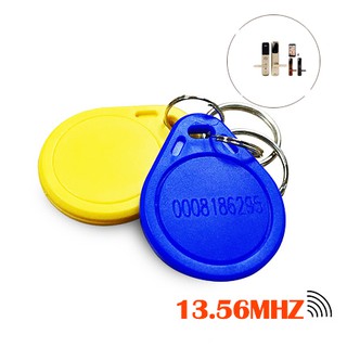 Thẻ từ khóa thông minh loại tròn nhựa ABS tần số 13.56mhz