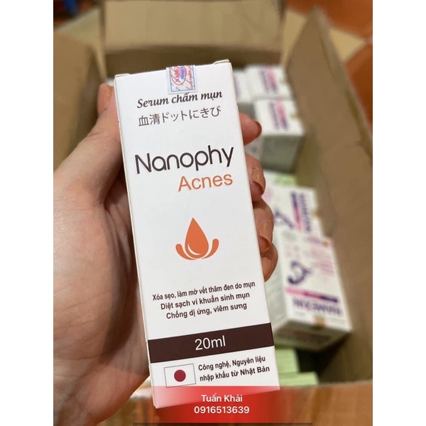 Serum ngừa mụn và sẹo Nanophy Acnes chai 20ml