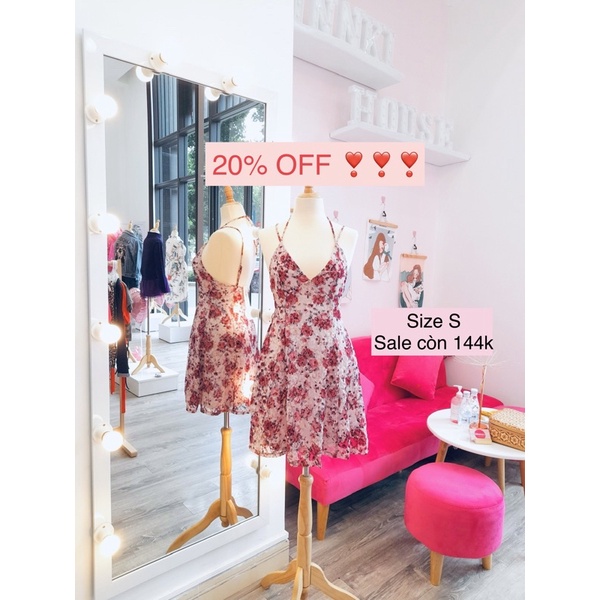 ĐẦM DÂY REN HOA F21 XỊN ĐẸP